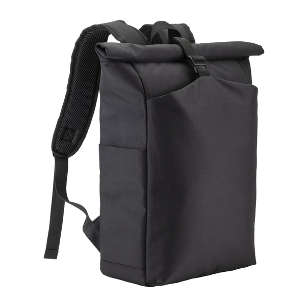 zaini porta PC personalizzati in poliestere colore nero_nero 1195873 VAR01