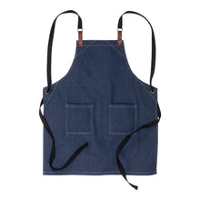 Carica l'immagine nel visualizzatore di Gallery, grembiuli e cappelli chef personalizzati in denim colore jeans_blu 1196120 VAR01
