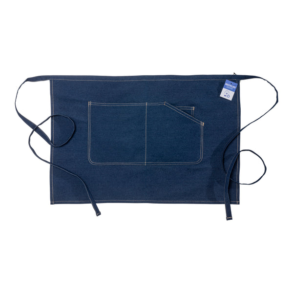 grembiuli e cappelli chef personalizzati in cotone riciclato colore jeans_blu 1196121 VAR01