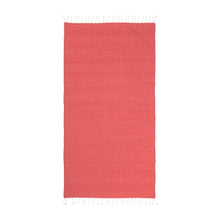 Carica l'immagine nel visualizzatore di Gallery, teli mare personalizzabili in cotone riciclato colore rosso_rosso 1196127 DET01
