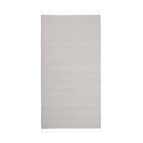 Carica l'immagine nel visualizzatore di Gallery, teli mare da personalizzare in cotone riciclato colore grigio_grigio 1196127 DET03
