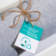 Carica l'immagine nel visualizzatore di Gallery, teli mare da personalizzare in cotone riciclato colore grigio_grigio 1196127 DET03
