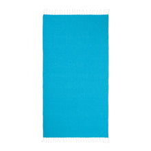 Carica l'immagine nel visualizzatore di Gallery, teli mare pubblicitari in cotone riciclato colore celeste_azzurro 1196127 DET01

