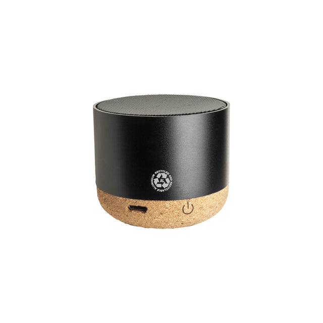 casse speaker bluetooth personalizzate in alluminio colore nero 1196153 VAR01