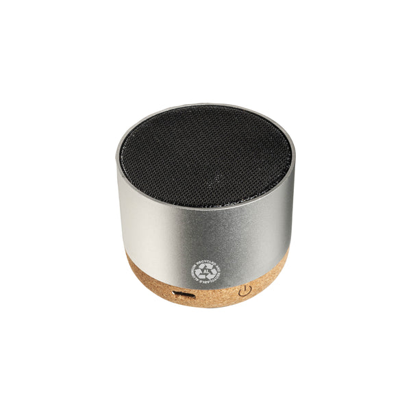 Carica l'immagine nel visualizzatore di Gallery, casse speaker bluetooth pubblicitarie in alluminio riciclato colore argento_argento 1196153 DET02

