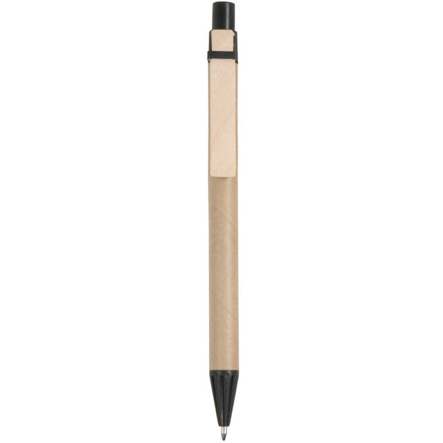 biro ecologiche personalizzate in paglia di grano colore nero 1196533 VAR01