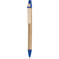 biro ecologiche personalizzate in paglia di grano colore blu_blu 1196533 VAR02