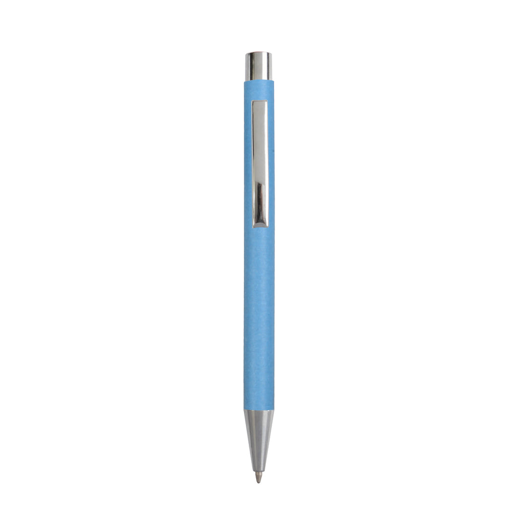 biro ecologiche stampate con logo in carta riciclata colore celeste_azzurro 1196534 VAR05