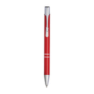 biro ecologiche promozionali in alluminio riciclato colore rosso_rosso 1196539 VAR05