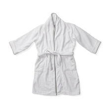Carica l&#39;immagine nel visualizzatore di Gallery, accappatoi da personalizzare in cotone colore bianco_bianco 122313494 DET03

