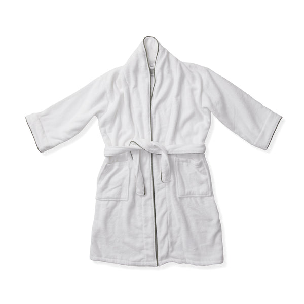 Carica l&#39;immagine nel visualizzatore di Gallery, accappatoi da personalizzare in cotone colore bianco_bianco 122313494 DET09
