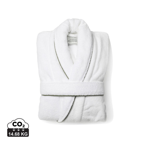 Carica l&#39;immagine nel visualizzatore di Gallery, accappatoi da personalizzare in cotone colore bianco_bianco 122313494 DET09
