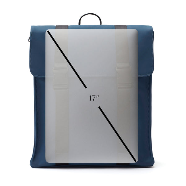 Carica l&#39;immagine nel visualizzatore di Gallery, zaini porta PC personalizzati in poliestere, poliestere colore blu-navy_blu 12296718 DET09
