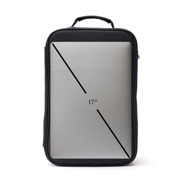 Carica l&#39;immagine nel visualizzatore di Gallery, zaini porta PC personalizzati in pu, poliestere colore nero_nero 12296720 DET09
