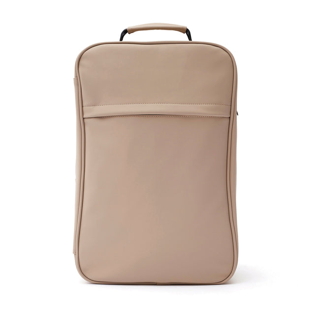 zaini porta PC da personalizzare in pu, poliestere colore greige_grigio 12296720 VAR01