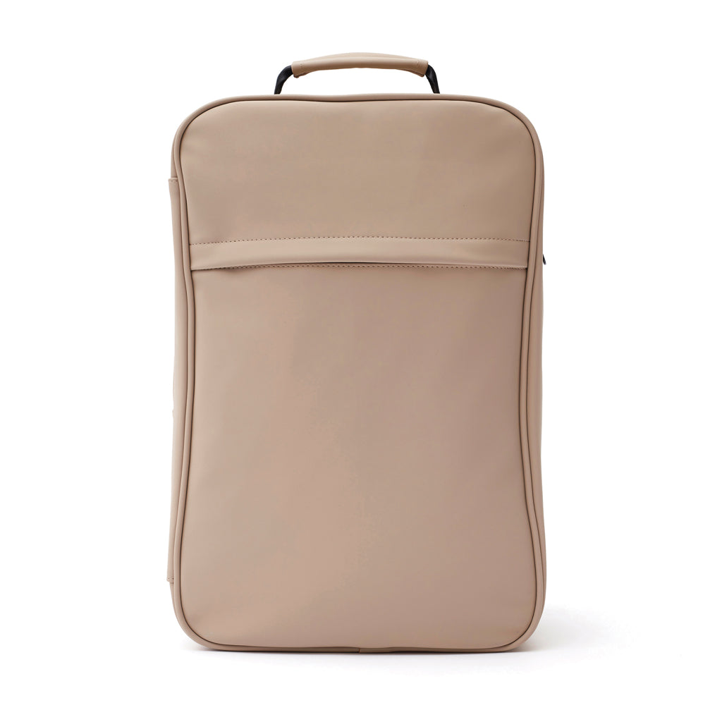 zaini porta PC da personalizzare in pu, poliestere colore greige_grigio 12296720 VAR01