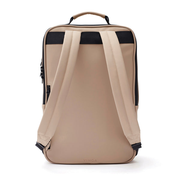 Carica l&#39;immagine nel visualizzatore di Gallery, zaini porta PC da personalizzare in pu, poliestere colore greige_grigio 12296720 DET09
