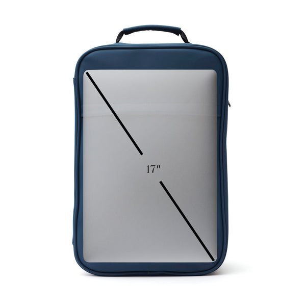 Carica l&#39;immagine nel visualizzatore di Gallery, zaini porta PC e da lavoro personalizzati in pu, poliestere colore blu-navy_blu 12296720 DET09
