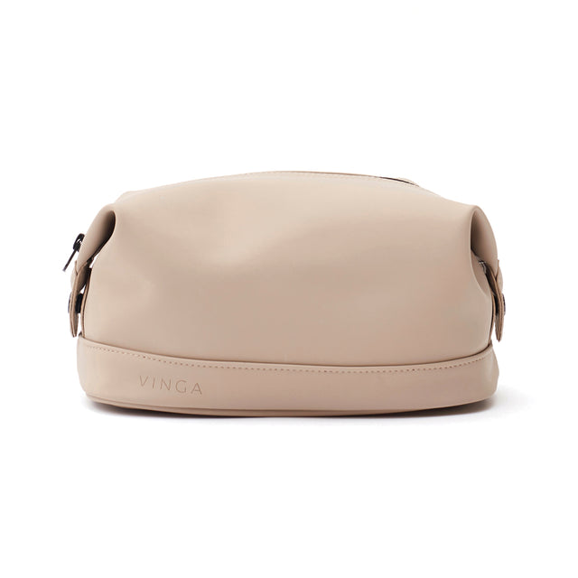 pochette e beauty case personalizzate in pu, poliestere colore greige_grigio 12296721 VAR01