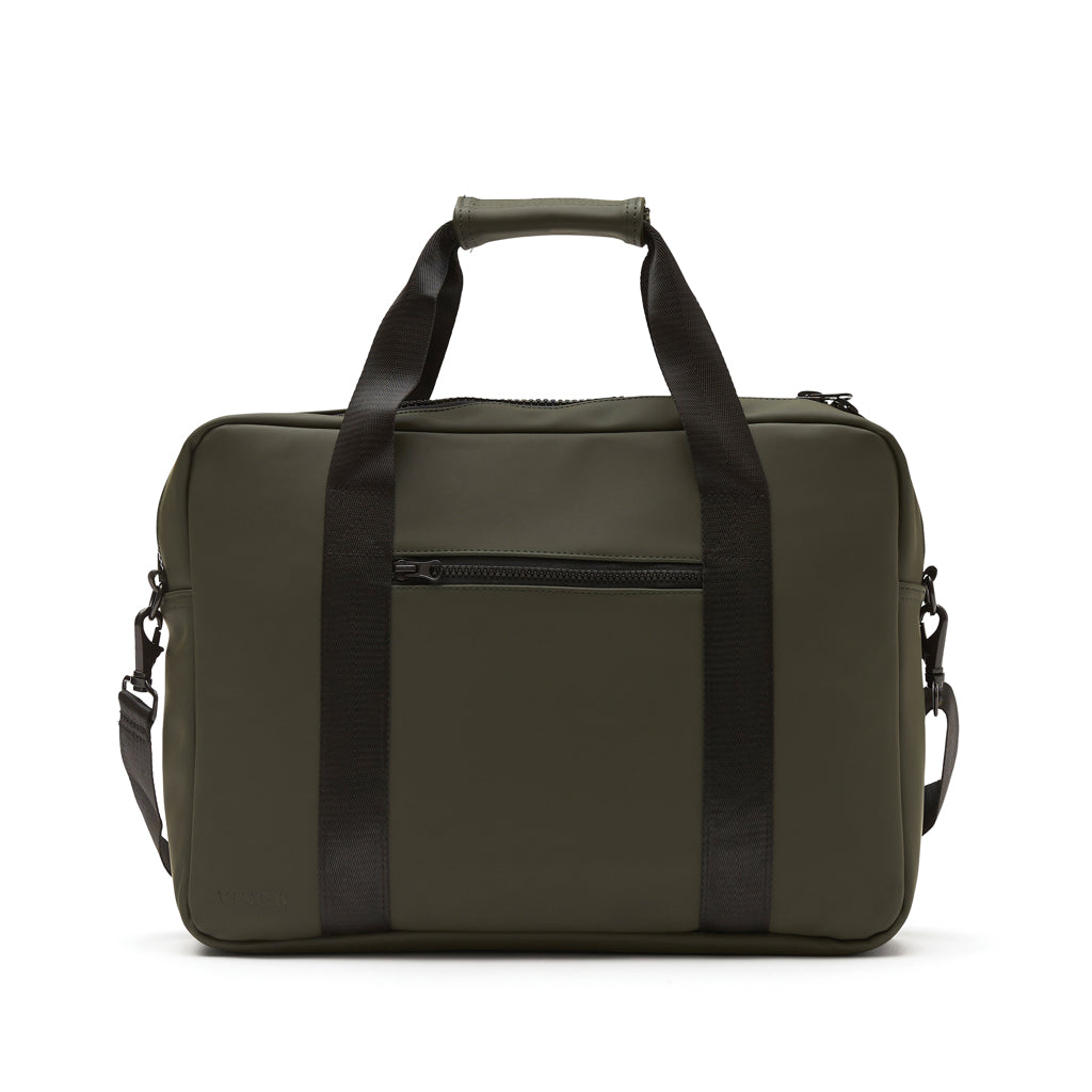 borse porta PC e documenti personalizzate in poliestere, poliestere colore verde_verde 12296722 VAR04