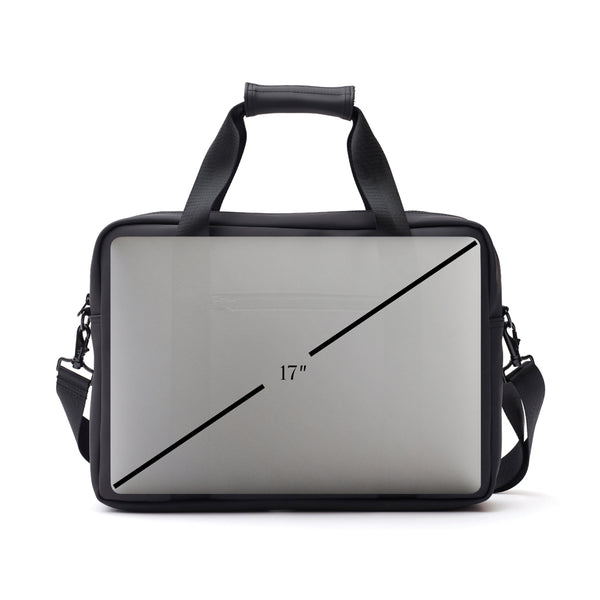 Carica l&#39;immagine nel visualizzatore di Gallery, borse porta PC e documenti personalizzate in poliestere, poliestere colore nero_nero 12296722 DET09
