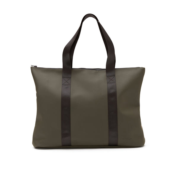 borse shopper personalizzate in poliestere, poliestere colore verde_verde 12296727 VAR04