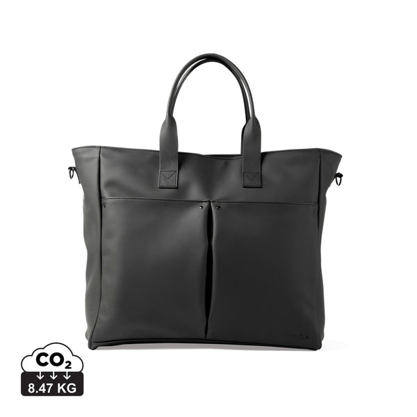 Carica l&#39;immagine nel visualizzatore di Gallery, borse porta PC e documenti personalizzate in pu, poliestere colore nero_nero 12296734 DET07
