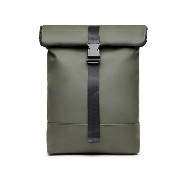 zaini porta PC promozionali in pu, poliestere colore verde_verde 12296735 VAR04