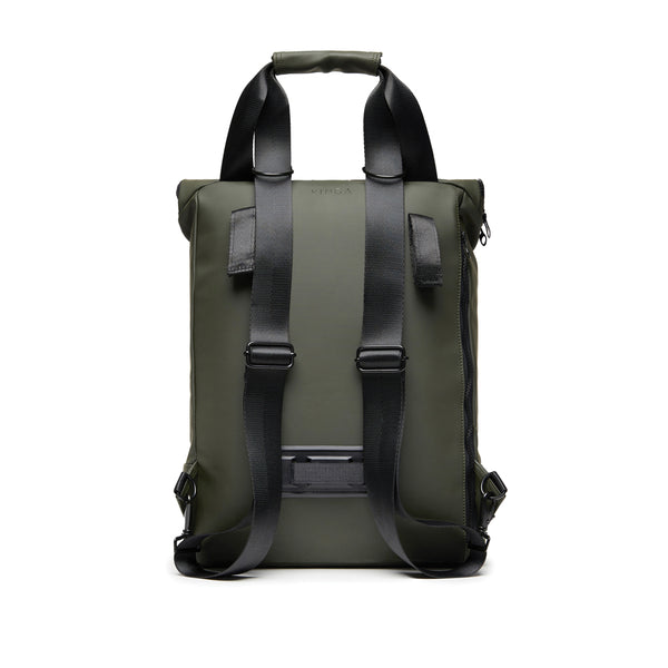 Carica l&#39;immagine nel visualizzatore di Gallery, zaini porta PC promozionali in pu, poliestere colore verde_verde 12296735 DET09
