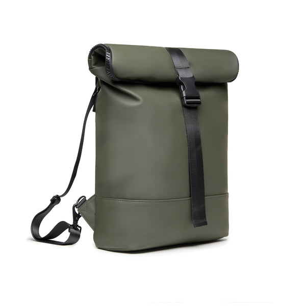 Carica l&#39;immagine nel visualizzatore di Gallery, zaini porta PC promozionali in pu, poliestere colore verde_verde 12296735 DET09
