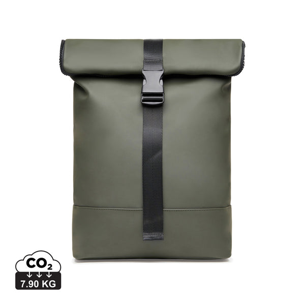 Carica l&#39;immagine nel visualizzatore di Gallery, zaini porta PC promozionali in pu, poliestere colore verde_verde 12296735 DET09
