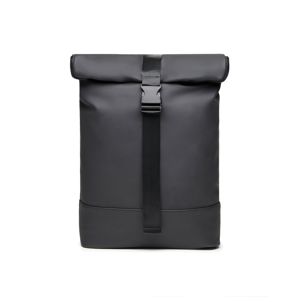 zaini porta PC personalizzati in pu, poliestere colore nero_nero 12296735 VAR02