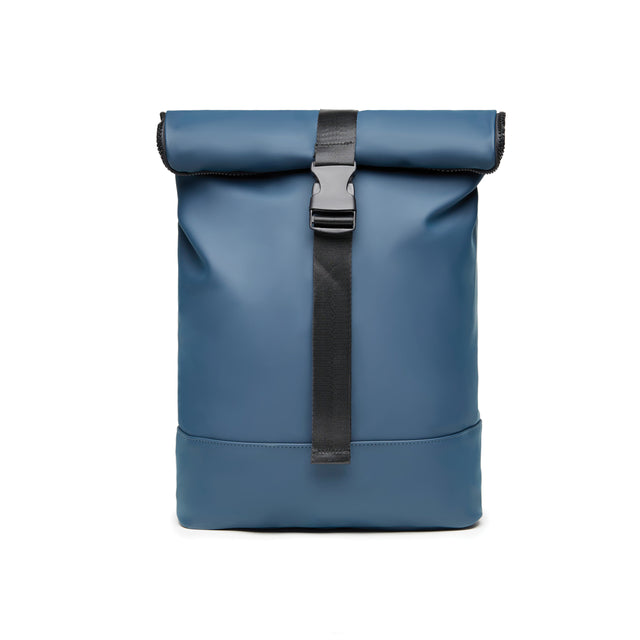 zaini porta PC personalizzati in pu, poliestere colore blu-navy_blu 12296735 VAR03