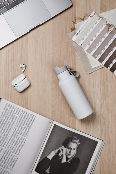 Carica l&#39;immagine nel visualizzatore di Gallery, thermos da personalizzare in acciaio inossidabile colore bianco_bianco 1294220 DET09
