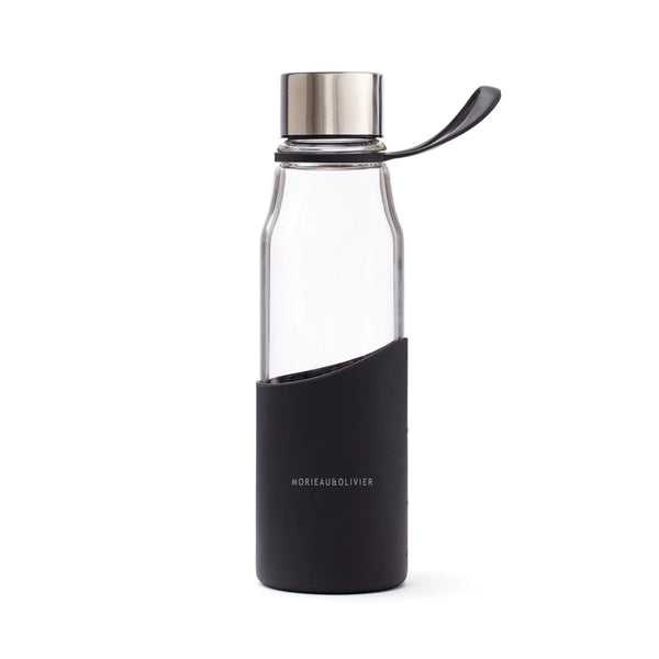Carica l&#39;immagine nel visualizzatore di Gallery, borracce personalizzate in vetro, silicone colore nero_nero 122322684 DET08
