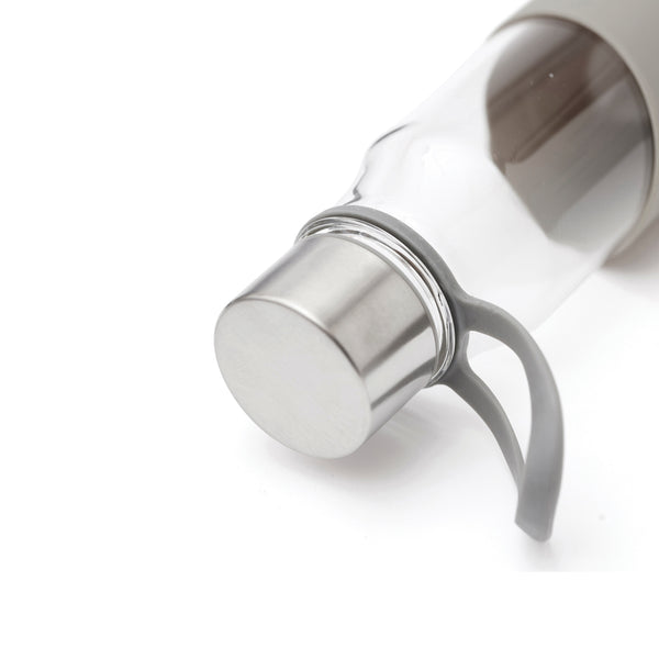 Carica l&#39;immagine nel visualizzatore di Gallery, borracce personalizzate in vetro, silicone colore grigio_grigio 122322684 DET08
