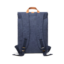 Carica l&#39;immagine nel visualizzatore di Gallery, zaini porta PC personalizzati in canapa riciclato, poliestere colore blu-navy_blu 122323818 DET03
