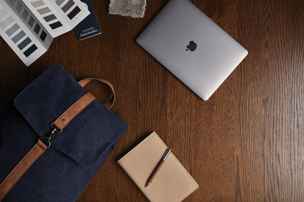 Carica l&#39;immagine nel visualizzatore di Gallery, zaini porta PC personalizzati in canapa riciclato, poliestere colore blu-navy_blu 122323818 DET08
