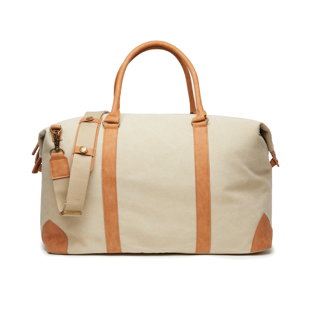 borsoni da viaggio da personalizzare in canapa riciclato, poliestere colore greige_grigio 12296939 VAR01