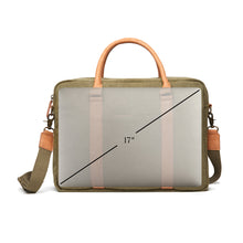 Carica l&#39;immagine nel visualizzatore di Gallery, borse porta PC e documenti personalizzate in cotone riciclato colore verde_verde 12296940 DET05
