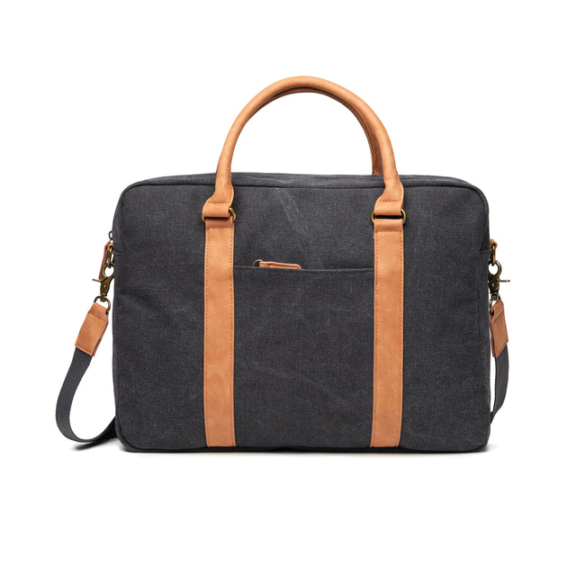 borse porta PC e documenti personalizzate in cotone riciclato colore nero_nero 12296940 VAR02