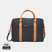 Carica l&#39;immagine nel visualizzatore di Gallery, borse porta PC e documenti personalizzate in cotone riciclato colore nero_nero 12296940 DET01
