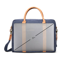 Carica l&#39;immagine nel visualizzatore di Gallery, borse porta PC e documenti personalizzate in cotone riciclato colore blu-navy_blu 12296940 DET05
