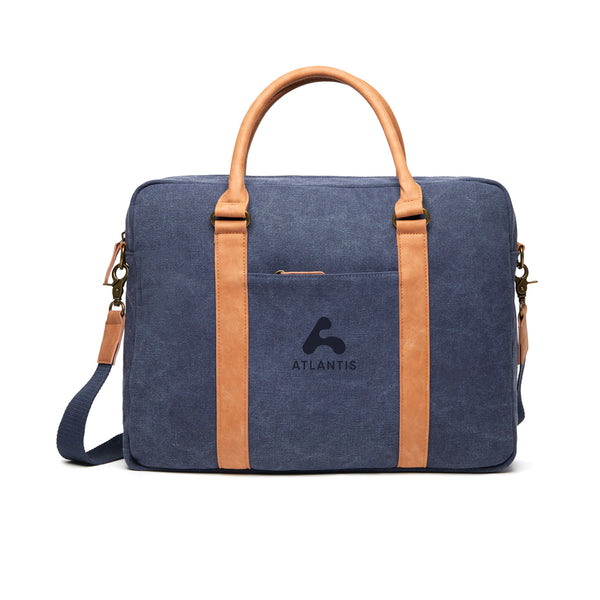 Carica l&#39;immagine nel visualizzatore di Gallery, borse porta PC e documenti personalizzate in cotone riciclato colore blu-navy_blu 12296940 DET09
