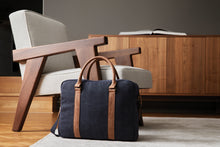 Carica l&#39;immagine nel visualizzatore di Gallery, borse porta PC e documenti personalizzate in cotone riciclato colore blu-navy_blu 12296940 DET08
