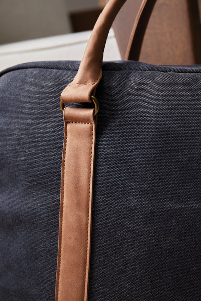 Carica l&#39;immagine nel visualizzatore di Gallery, borse porta PC e documenti personalizzate in cotone riciclato colore blu-navy_blu 12296940 DET09
