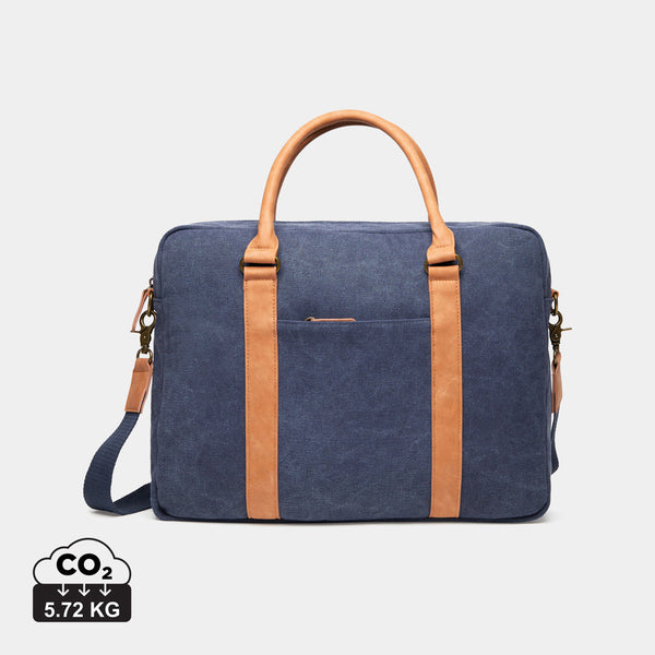 Carica l&#39;immagine nel visualizzatore di Gallery, borse porta PC e documenti personalizzate in cotone riciclato colore blu-navy_blu 12296940 DET09
