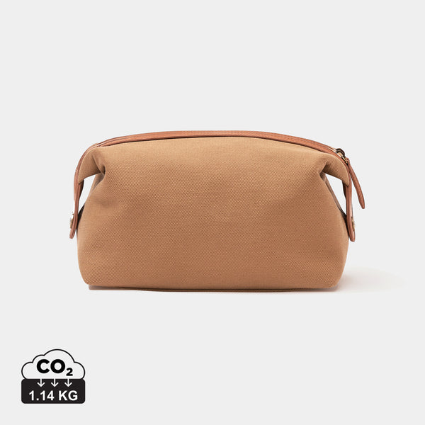 Carica l&#39;immagine nel visualizzatore di Gallery, pochette e beauty case stampate con logo in rpet, pu colore marrone_marrone 122327731 DET09
