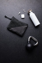 Carica l&#39;immagine nel visualizzatore di Gallery, asciugamani personalizzati in rpet colore nero_nero 12297718 DET06
