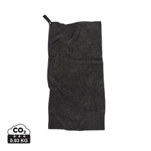 Carica l&#39;immagine nel visualizzatore di Gallery, asciugamani personalizzati in rpet colore nero_nero 12297718 DET01
